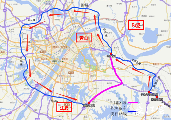下周，武汉这段高速交通管制，交警发布最新提示！