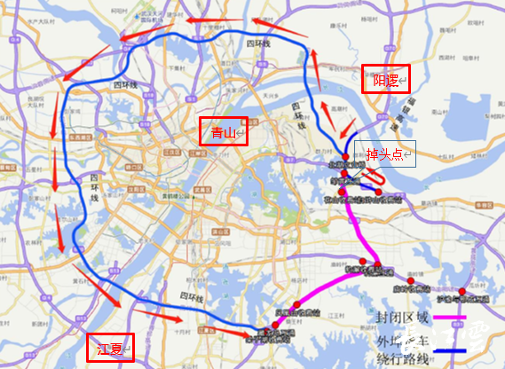 下周，武汉这段高速交通管制，交警发布最新提示！