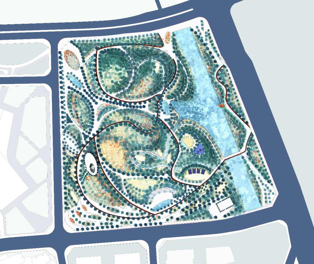 北京林业大学园林2018级三年级园林课程设计作品展丨小镇城市公园设计