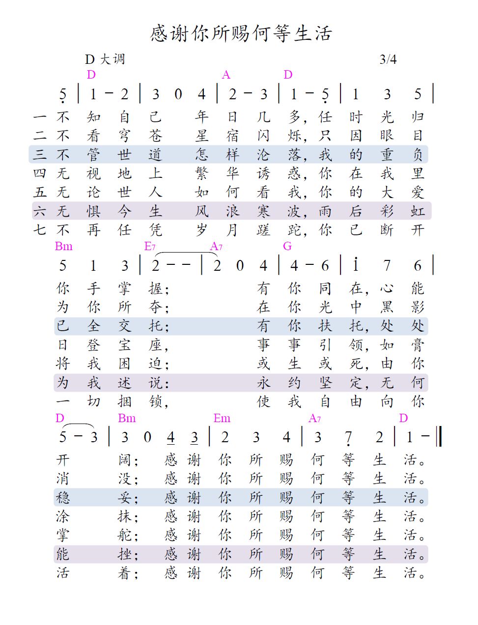 诗歌 感谢你所赐何等生活 美地之声 微信公众号文章阅读 Wemp