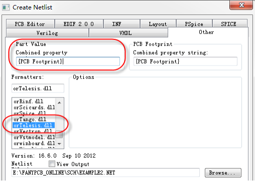 【知识分享】38.Orcad怎么产生Cadence Allegro的第三方网表？的图2