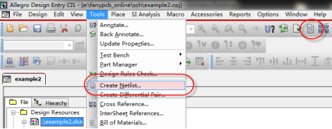 【知识分享】38.Orcad怎么产生Cadence Allegro的第三方网表？的图1
