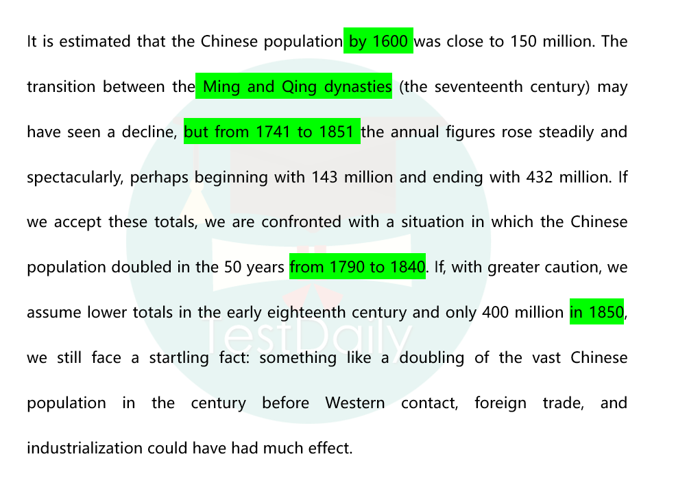托福阅读时间顺序