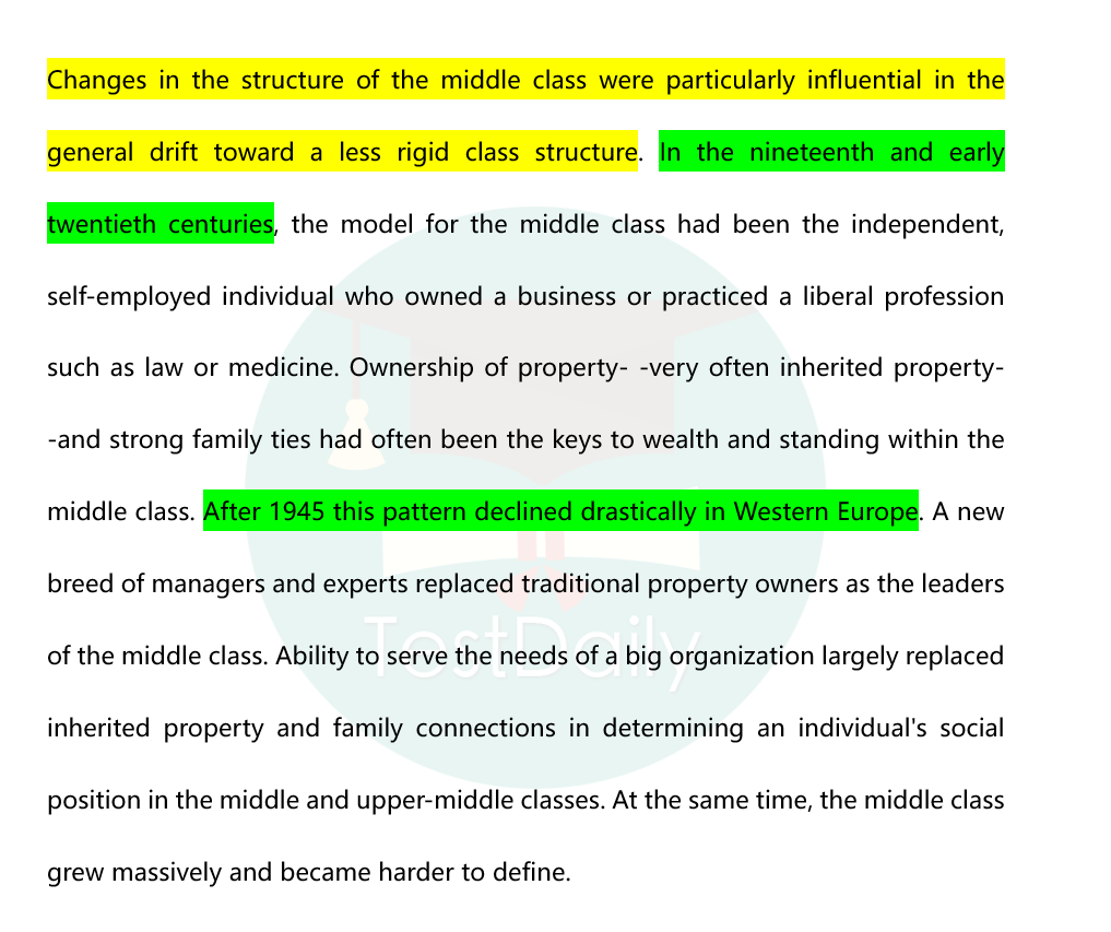 托福阅读对比结构