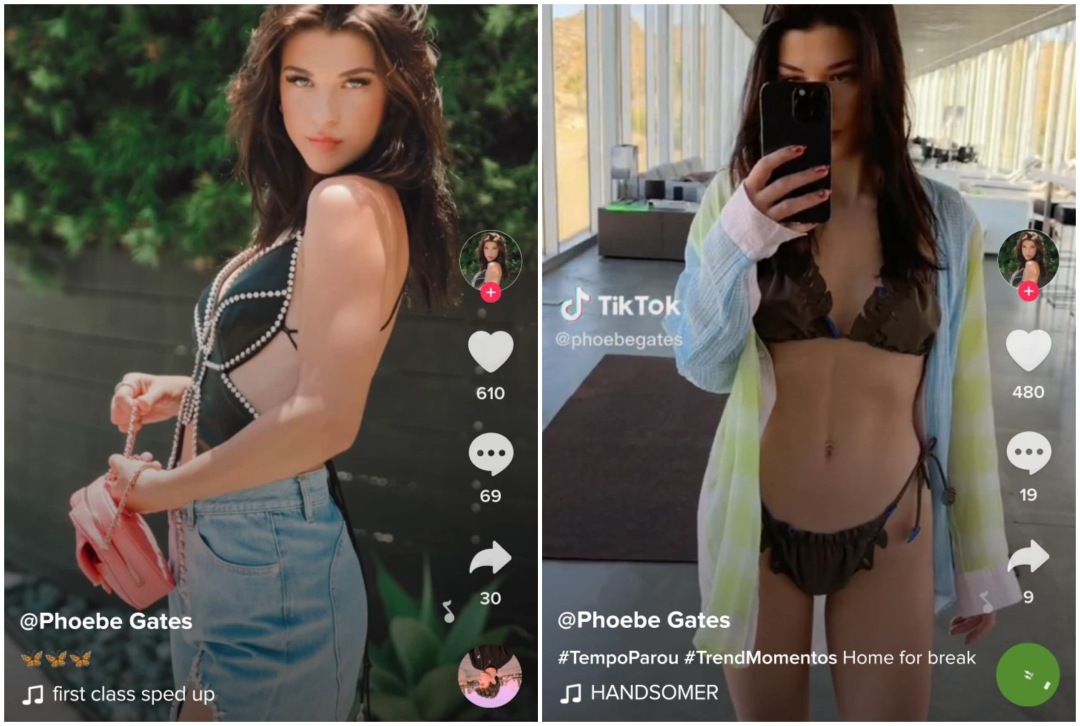 比尔盖茨20岁女儿TikTok爆红！“拼爹”秀身材，送男友8.5亿豪宅？（视频/组图） - 4