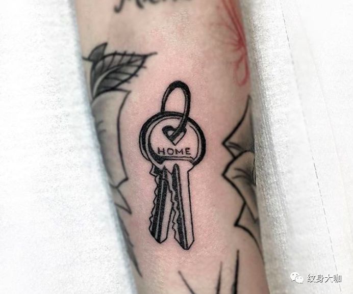 纹身素材第464期:钥匙
