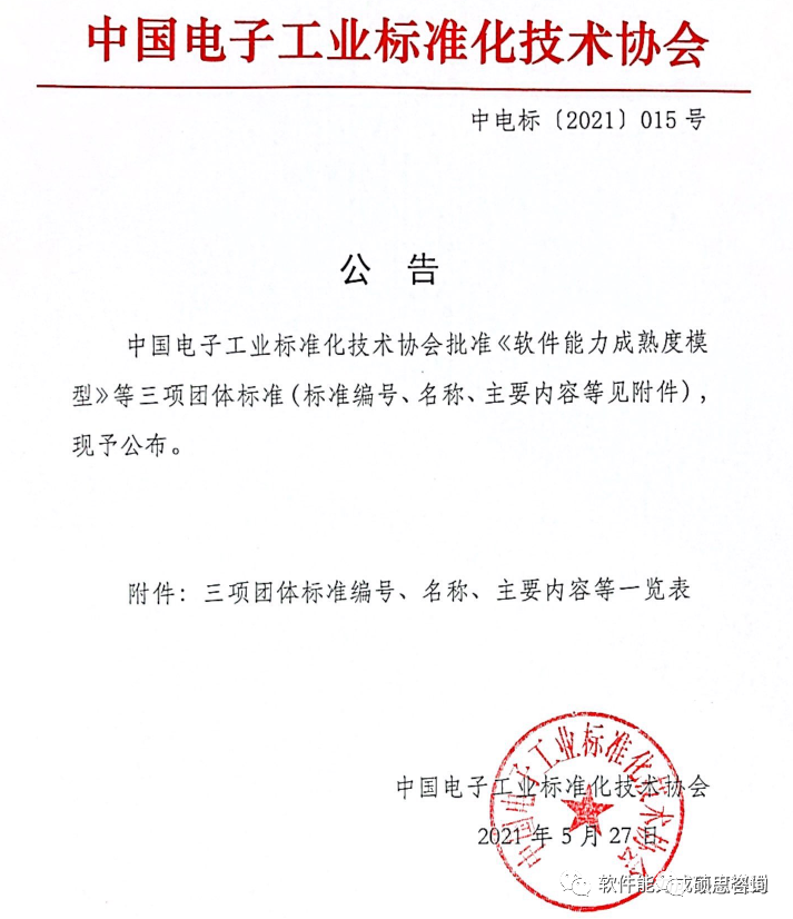 中国首个软件能力成熟度标准（CSMM）正式发布