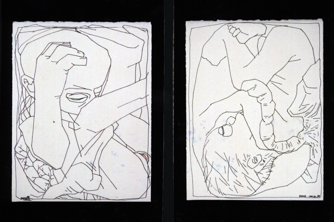 《繁衍》兰一_纸本墨汁_2002  .bmp