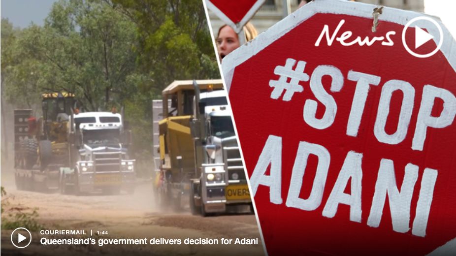 澳洲示威者把自己粘在马路中央，要求政府停止Adani计划（图） - 8