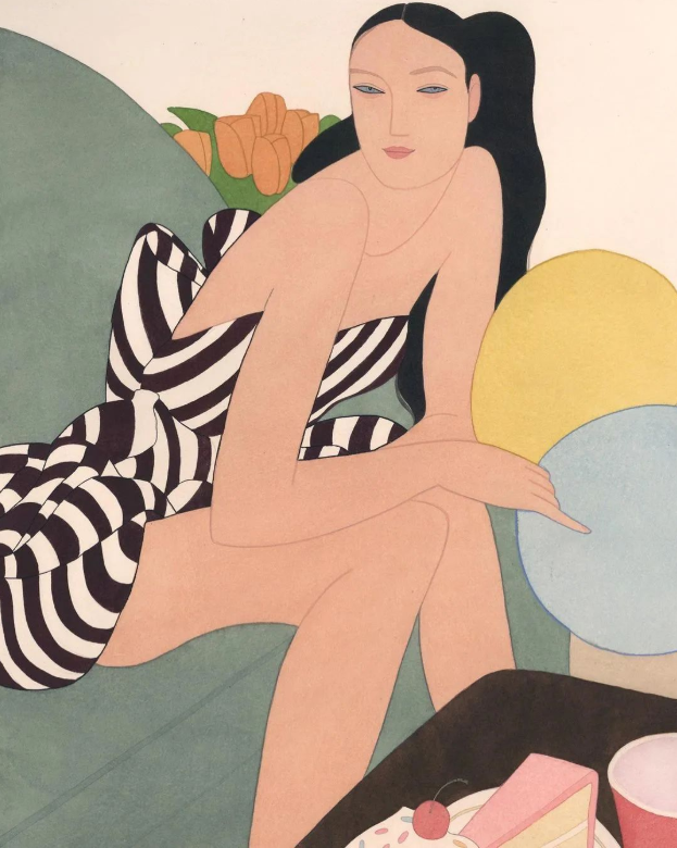 时尚插画界的毕加索，用莫兰迪色系征服Dior、Loewe(图13)