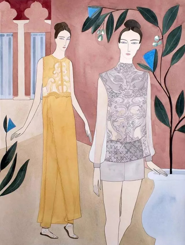 时尚插画界的毕加索，用莫兰迪色系征服Dior、Loewe(图31)