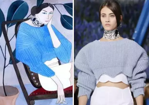 时尚插画界的毕加索，用莫兰迪色系征服Dior、Loewe(图24)