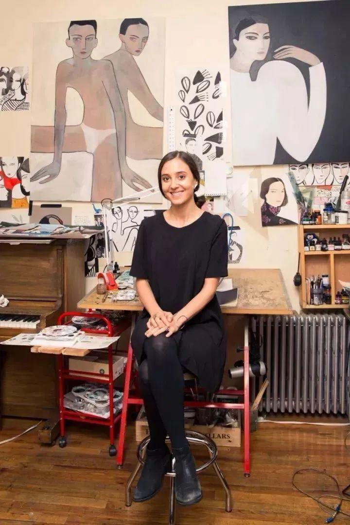 时尚插画界的毕加索，用莫兰迪色系征服Dior、Loewe(图8)