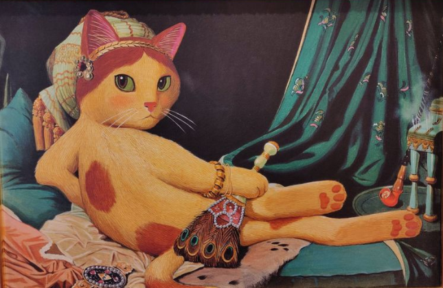笑哭当猫咪入侵世界名画网友们都被萌翻了