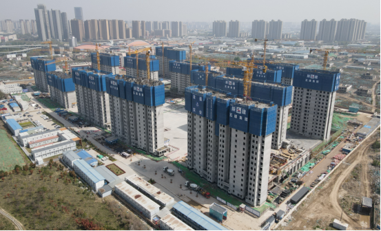 省国资委领导到我司承建的沣采苑项目督导检查安全生产工作(图2)