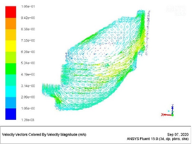 ANSYS-Fluent在两级永磁螺杆空压机内部流道设计中的应用的图3