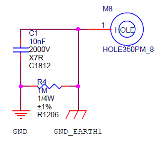 PCB地与金属外壳的接地处理方法的图1