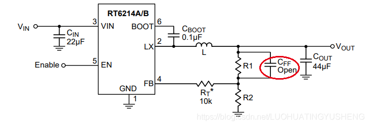 前馈电容是如何影响buck电路的输出特性的？的图1