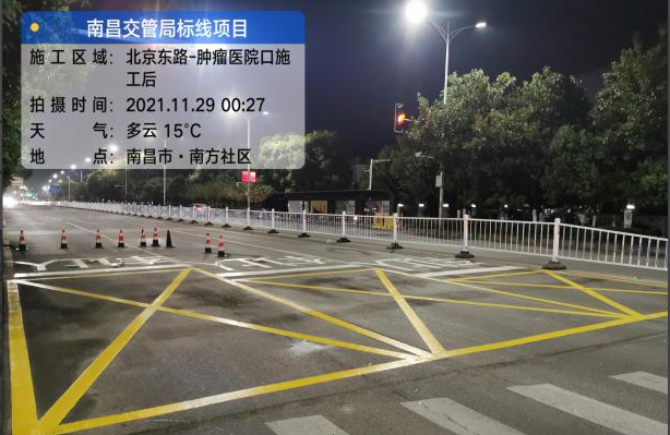 根據城區道路交通管理需求,結合相關設置規範,制定交通標誌,標線,護欄