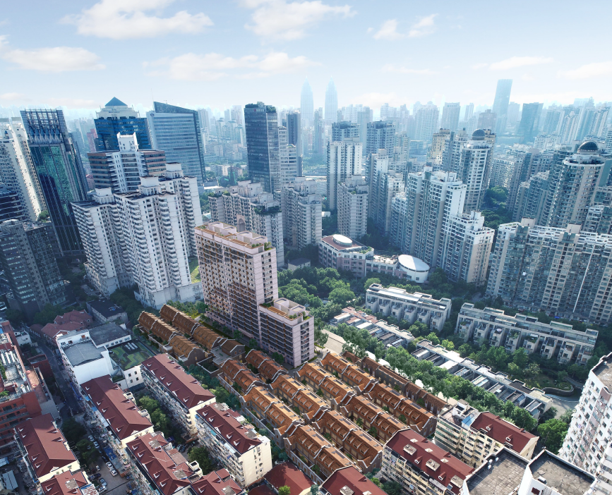 信达地块效果图信达地产的目标很明确,就是大别墅做出高溢价,小户型