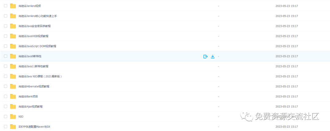 尚硅谷Java学科全套教程（总496GB）