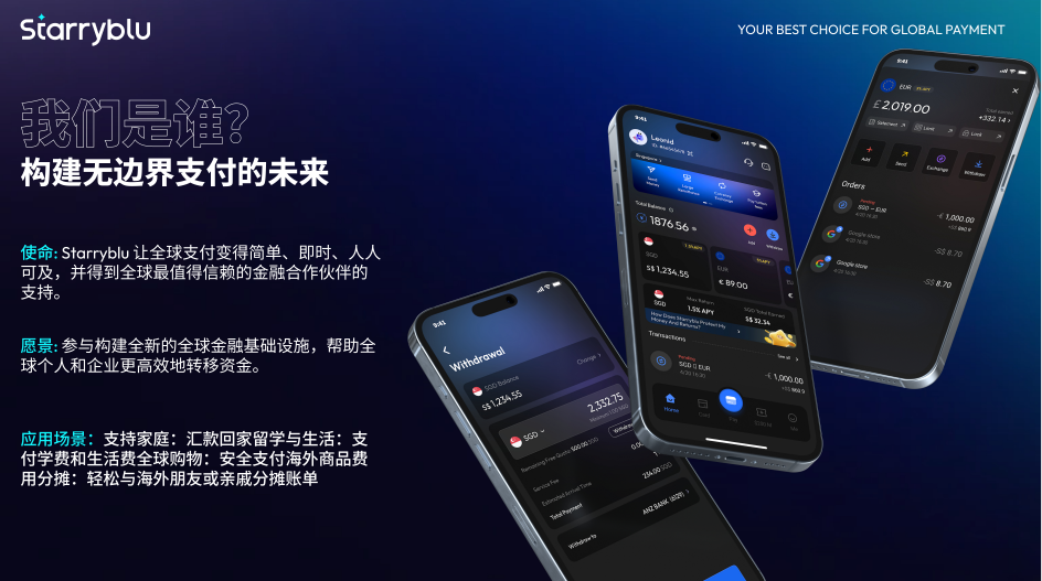 Starryblu全球钱包实测：多币种账户跨境汇款海外卡体验