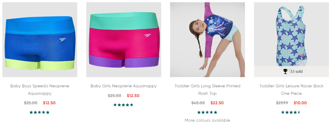 最高75% OFF！澳洲Speedo官网大促来啦，成人/儿童泳衣统统好价（组图） - 3