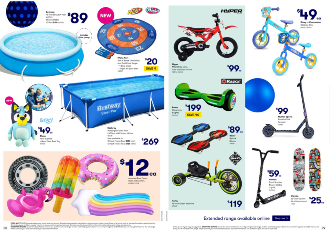 11月11日-25日！Big W最新优惠目录来袭，大量玩具，运动用品好价（组图） - 14