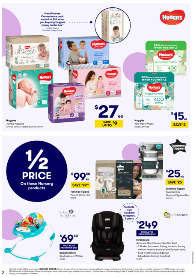 妈妈们冲！Big W最新打折目录来袭，超多母婴用品半价（组图） - 2