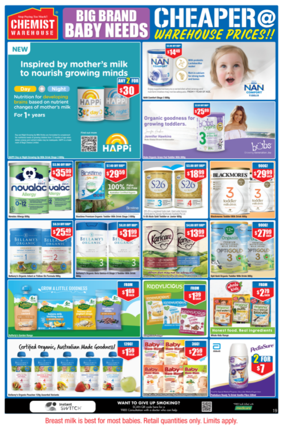 3月28日~4月4日！CW药店最新特卖目录来袭，幼儿奶粉等好价（组图） - 3