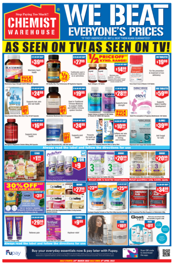 3月28日~4月4日！CW药店最新特卖目录来袭，幼儿奶粉等好价（组图） - 17