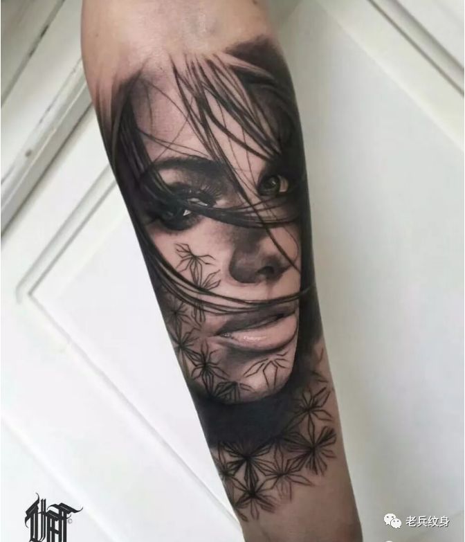 纹身素材第445期——欧美传统写实小臂