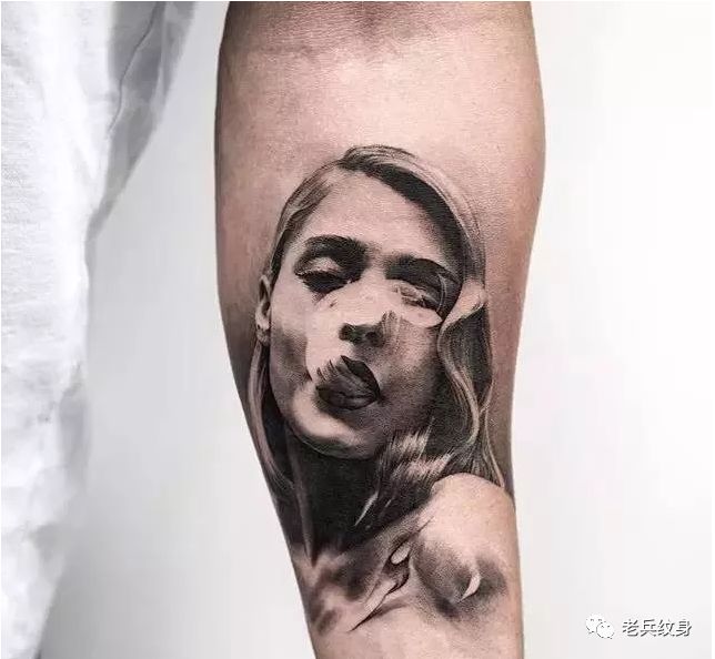 纹身素材第445期——欧美传统写实小臂