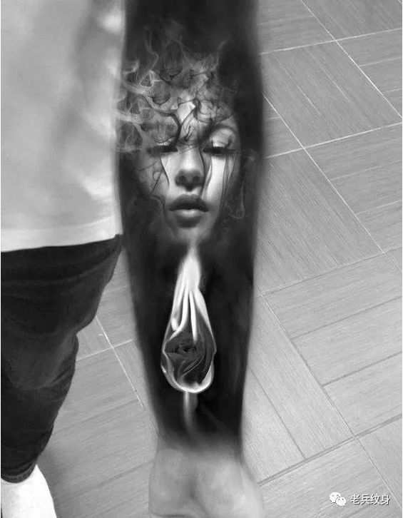 纹身素材第445期——欧美传统写实小臂