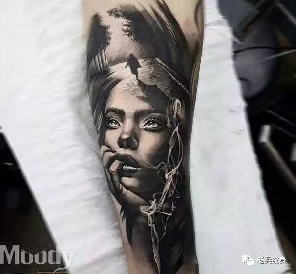 纹身素材第445期——欧美传统写实小臂