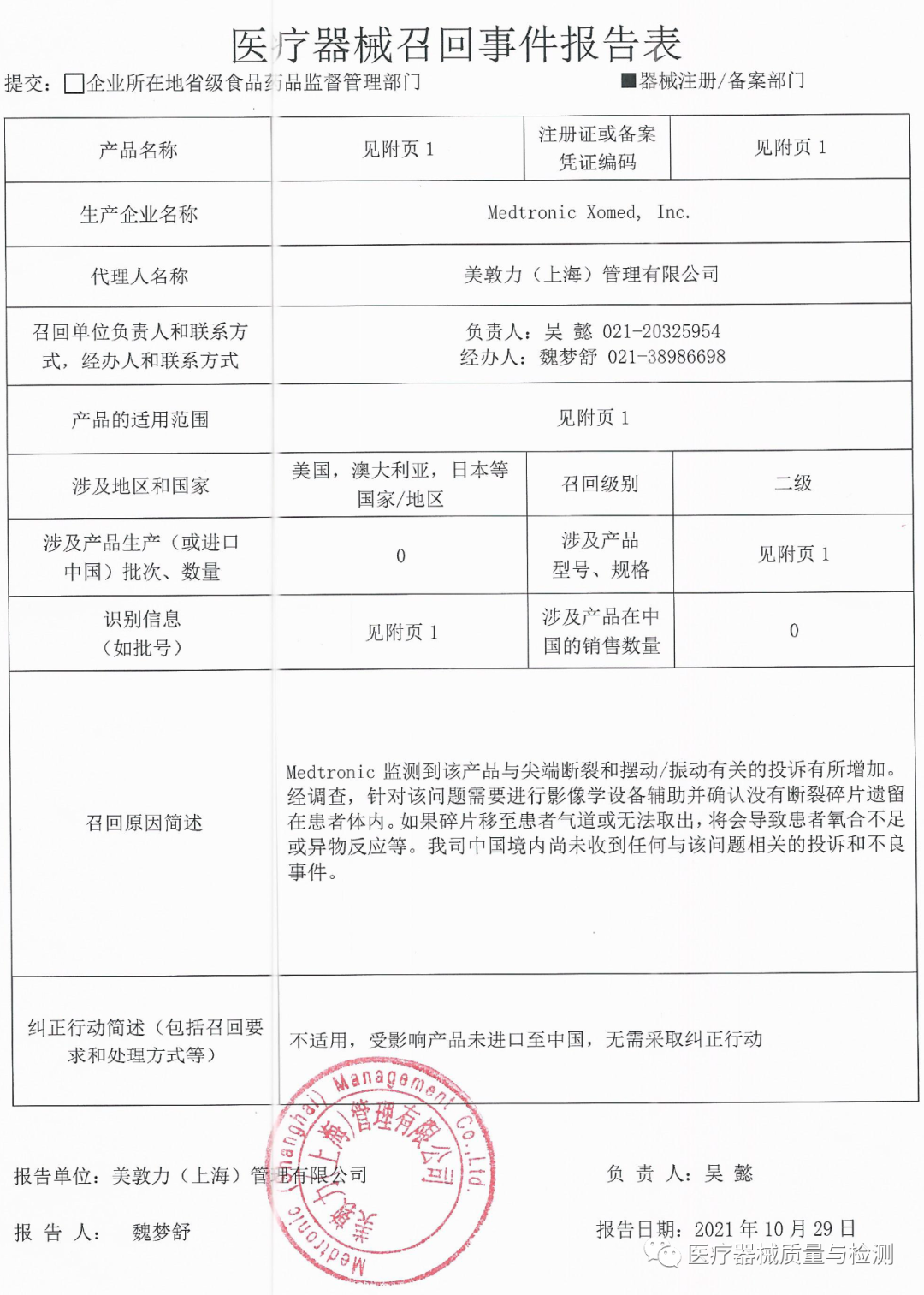 GE的超声怎么断层GE、美敦力、罗氏二级召回！原因都在这里！_https://www.jmylbn.com_新闻资讯_第4张