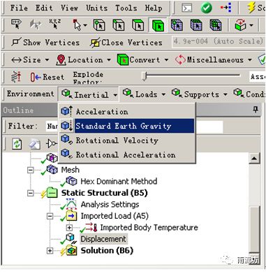 FLUENT/Mechanical流固单向耦合模拟的图26