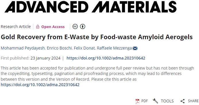 气凝胶，从电子废物中回收黄金！(图4)