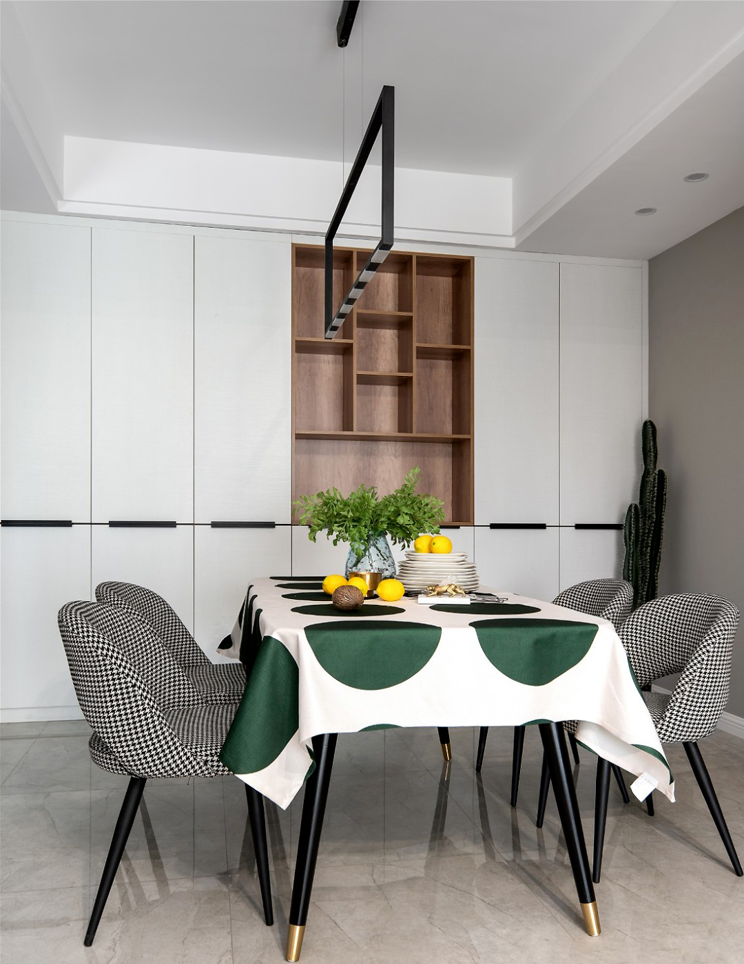 87㎡现代北欧2室2厅，配色超级大胆！