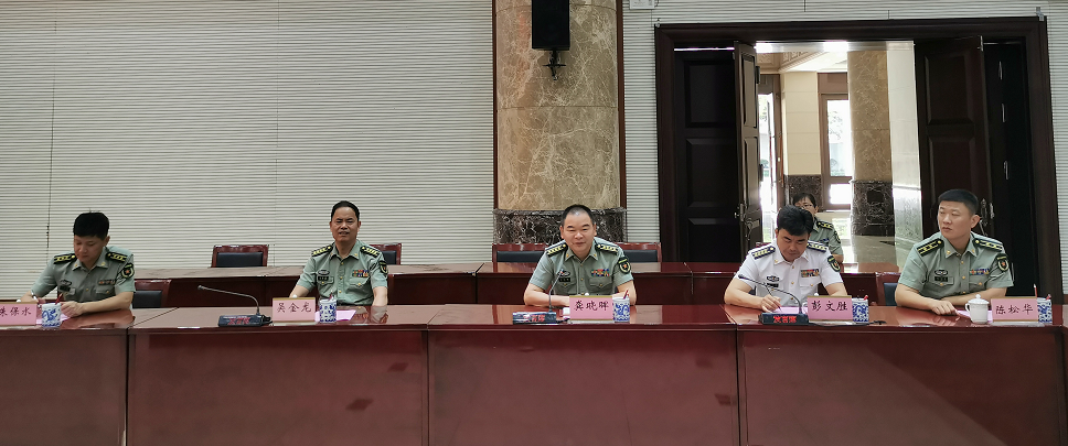 市应急管理局走访慰问佛山军分区深化军地合作共建