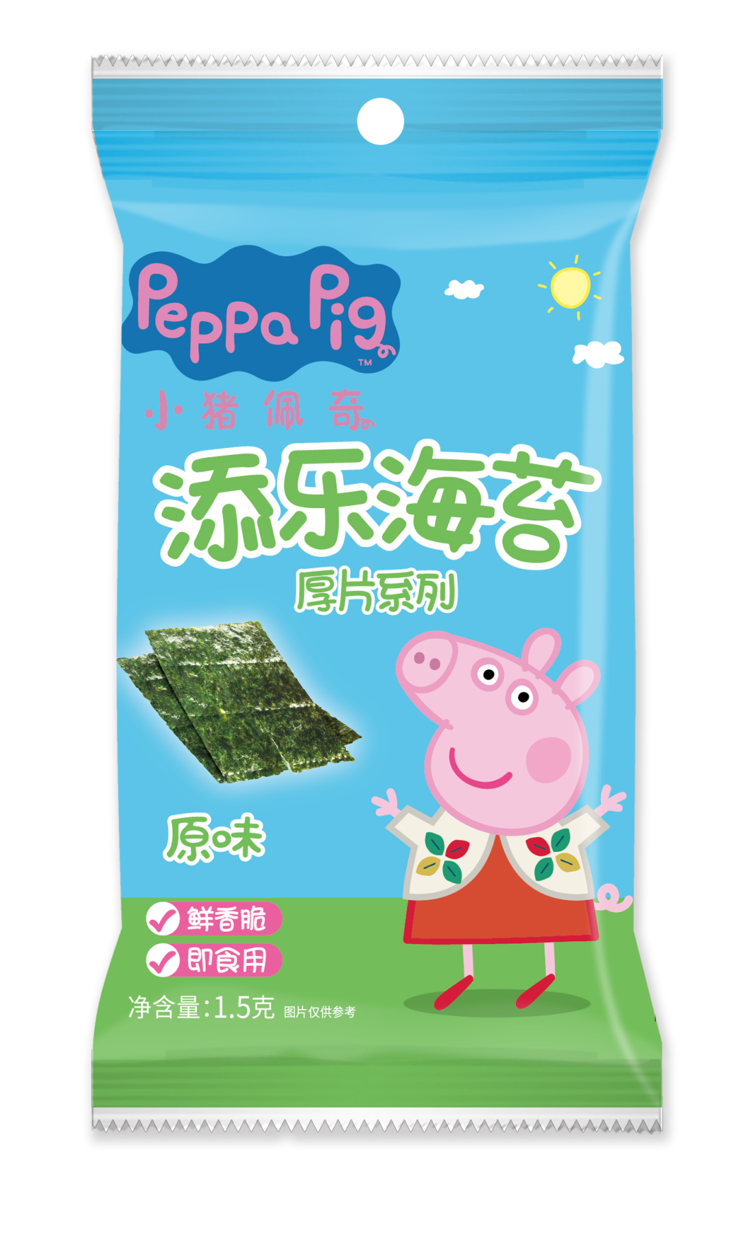 1.5G添乐卡通王小猪佩奇厚片海苔 原味（1.5克x5连包）x10条x4袋.png
