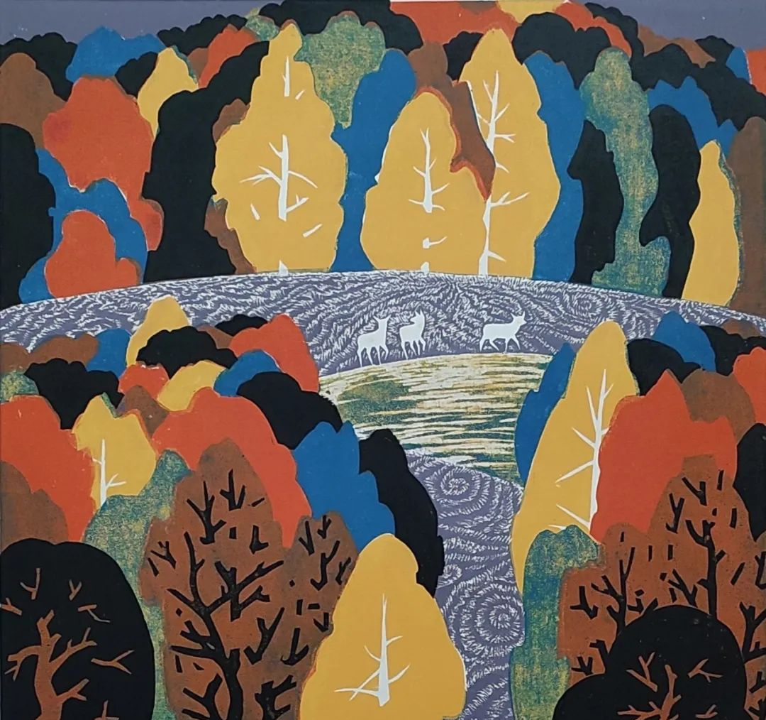 欣赏丨四川版画家曹向东作品26件-版画赏析-大连文博艺术馆-大连文博