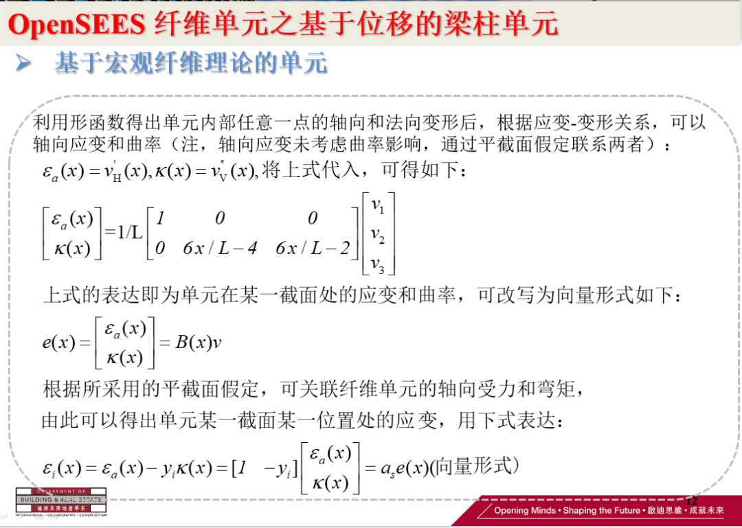 【OpenSEES编程与原理】 纤维单元之基于位移的梁柱单元理论分析（一）的图5