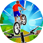 自行车山路赛小游戏