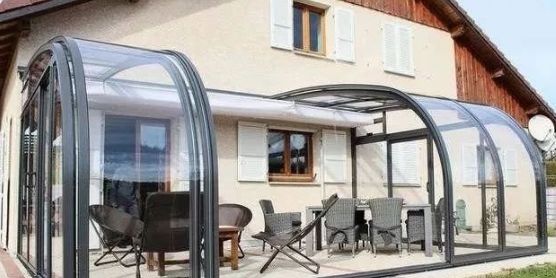 现在流行可折叠式，不用可以收起来，物业拿你没辙