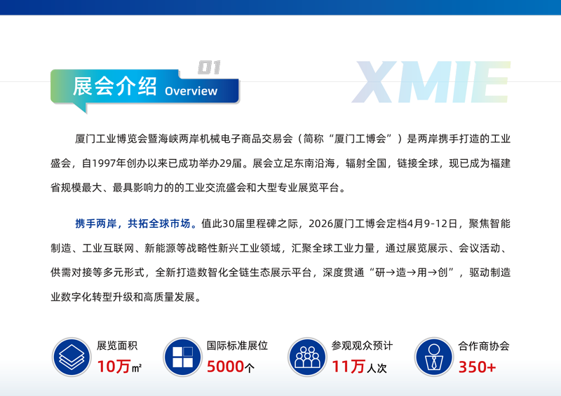 2026厦门工业博览会暨第30届海峡两岸机械电子商品交易会