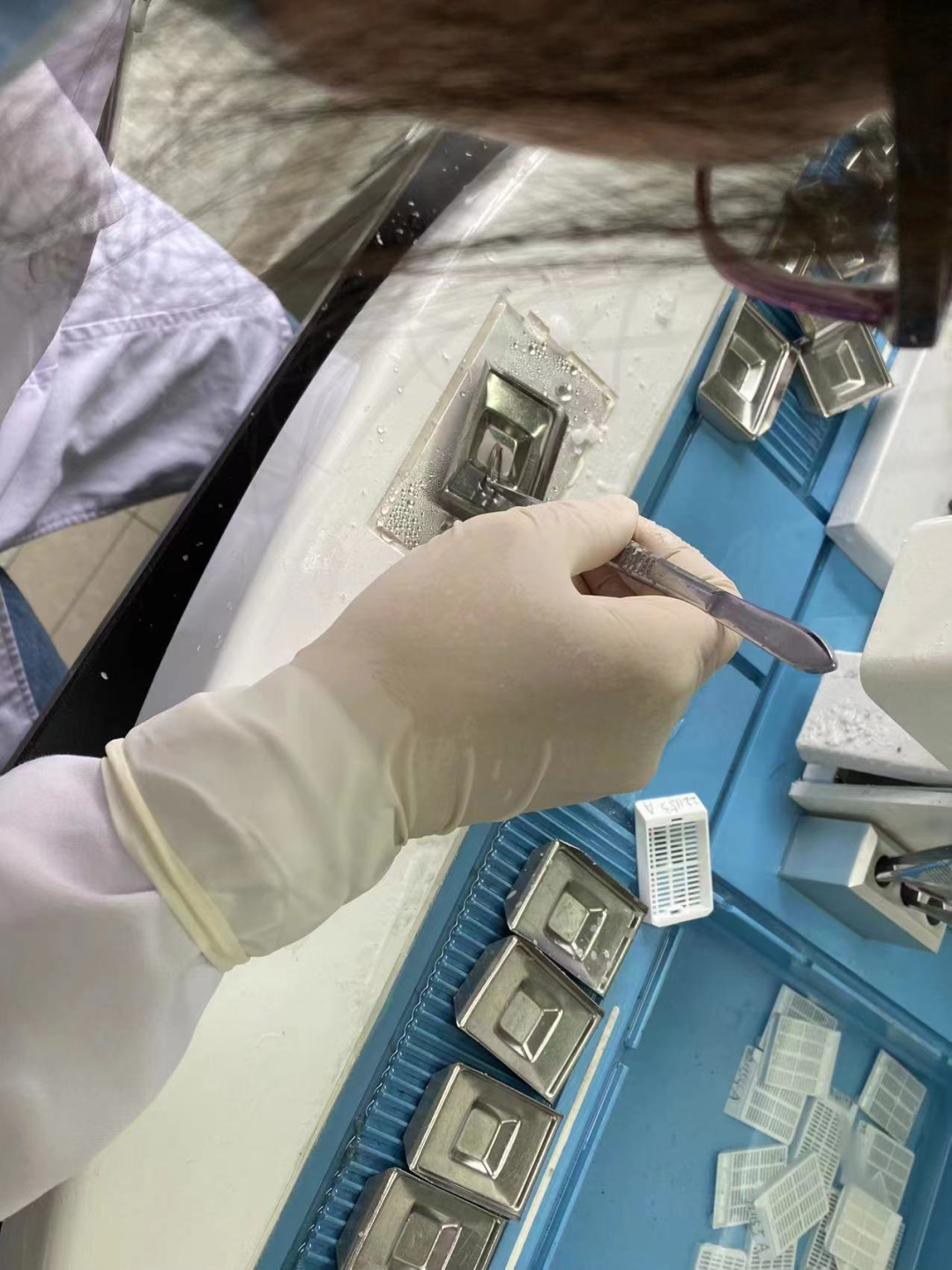 引发相互混淆的风险②便于随时清扫包埋台,降低组织间的污染 风险③