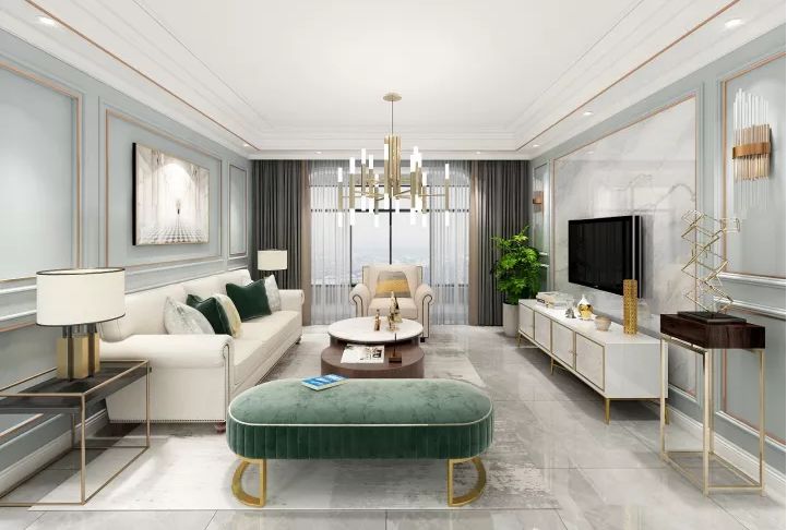 碧桂园128㎡混搭风格