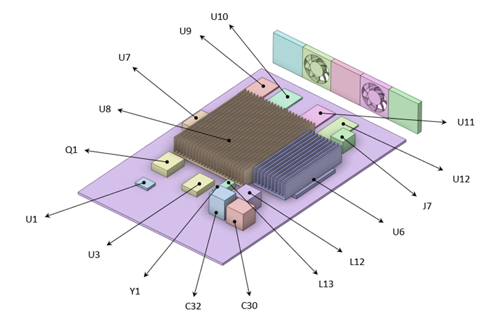 案例 | Ansys Icepak恒温控制技术实例的图2