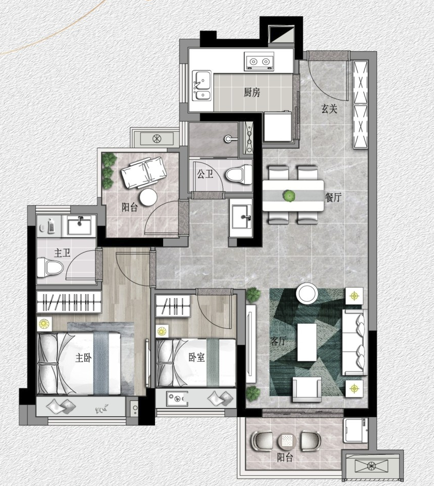 广州增城永和金地公园名著吹风价1.6-1.8万带装修
